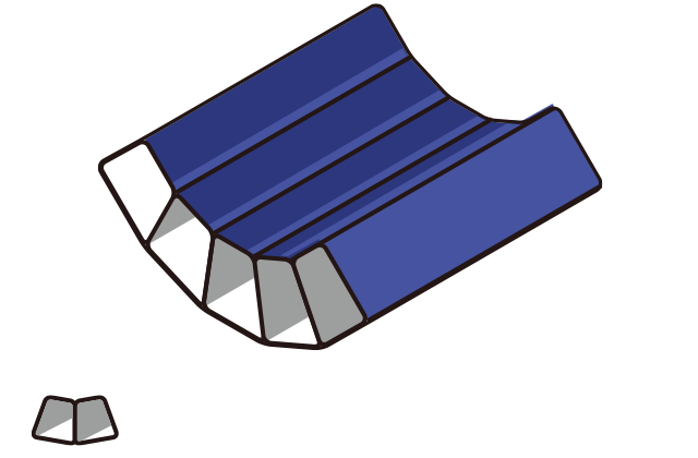 ディファレンシャルボックスキルト構造