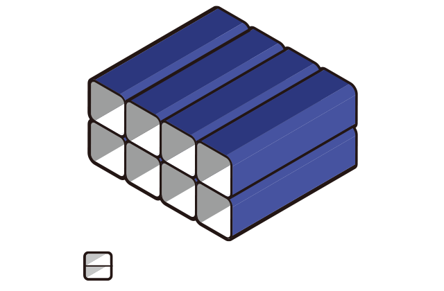 ダブルボックスキルト構造